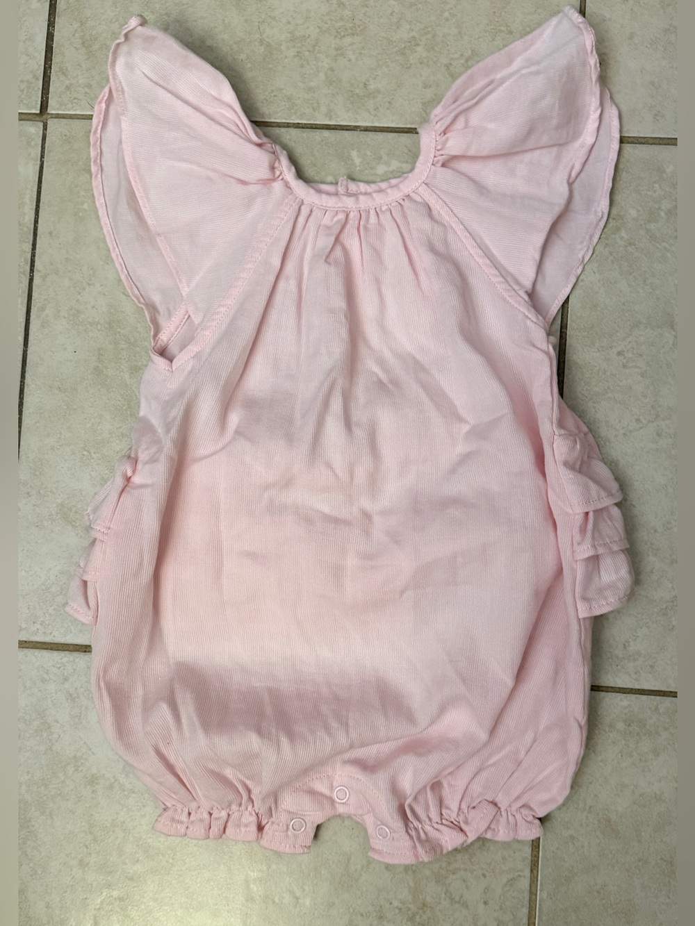 Mud Pie Light Pink Ruffle Bubble